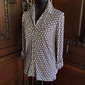 Karl Lagerfeld Paris Button Up Blouse